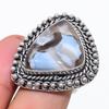 Натуральный опал Оуайхи Драгоценный камень Серебро 925 пробы Ювелирное кольцо Размер 10 M6M95