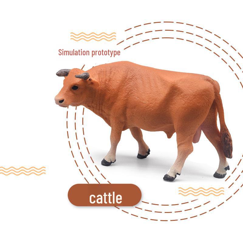 Творческая обучающая игрушка «Фермерская корова» — модель маленького животного для детей