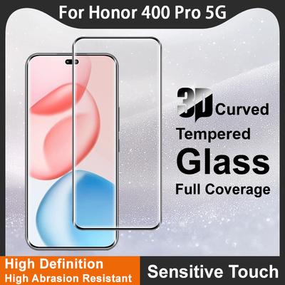 Для Honor 400 Pro 5G Global Стекло IMAK 3D Изогнутая Пленка из Закаленного Стекла на Весь Экран