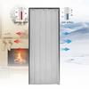 Grey Oxford Cloth Thermal Insulated Door Curtain,80/90/100*210cm 80*200cm Rectangular Door Curtain Hanging for Front Doors