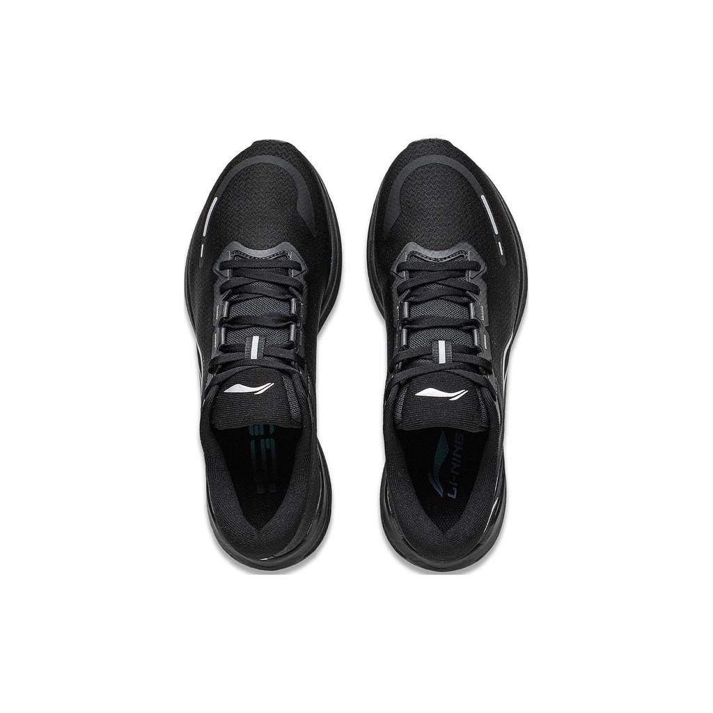 LiNing Wushi Lite V2 Lightweight High Resilience Shock Absorption Non-Slip Low-Top Running Shoes Men Sneakers Black ARST053-1