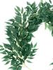 170cm Silk Fake Hanging Willow Plant Artificial Willow Leaves Vines Greenery Garland String for Indoor Wedding Party Decor Outdoor Garden Decoration