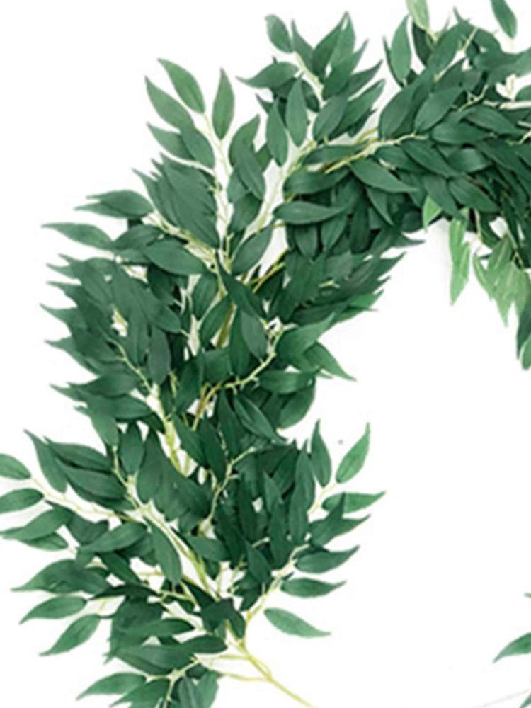 170 см искусственные листья ивы, лозы, шелковые поддельные висячие растения ивы, зеленая гирлянда, веревка для внутреннего декора свадебной вечеринки, украшения сада на открытом воздухе