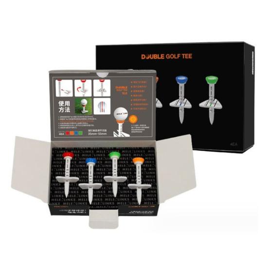 4 шт. футболки для гольфа с улучшенной премиальной большой головкой, высокая прочность, небьющиеся, регулируемые по высоте портативные футболки для гольфа, аксессуары