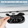 Car Sunglasses Holder Car Glasses Box Sun Visor ABS Storage Case Anti-Scratch Eyeglasses Protection Box Car Interior Accessories