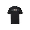 Converse T Shirts Men's Black Crew Neck Moderate Straight Fit 10020886-001