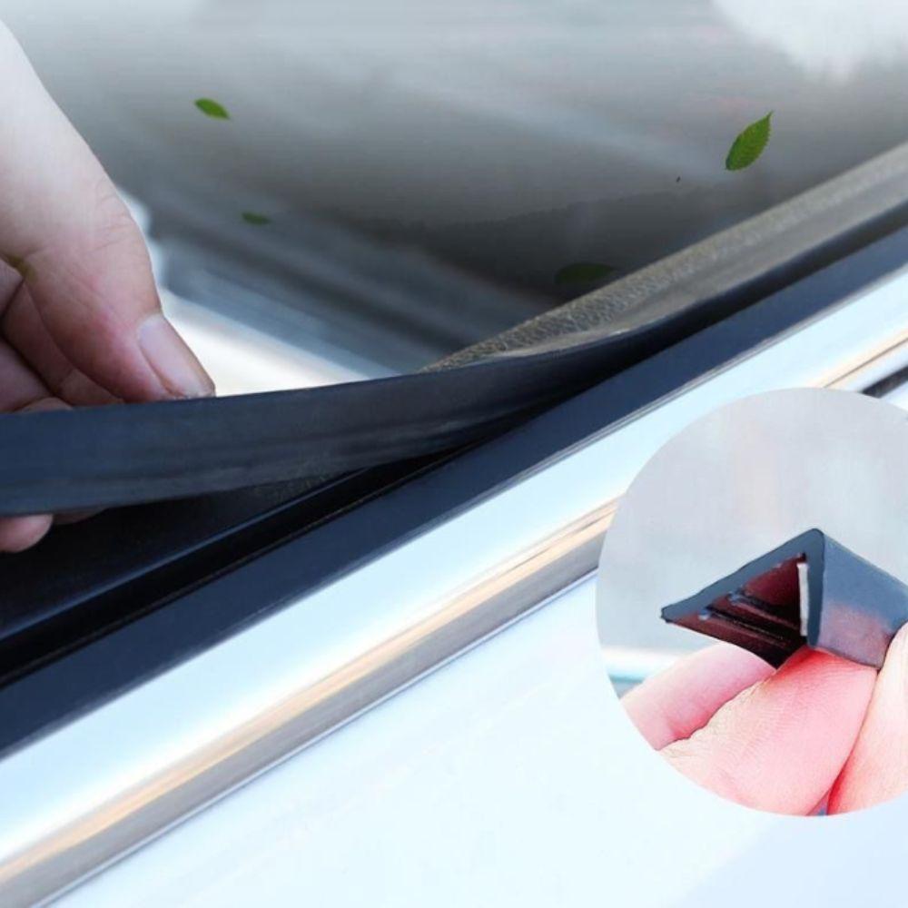 Rubber Material Car Window Seal Strip V-Shape Design Noise Insulation Strip Glass Gap Sealing