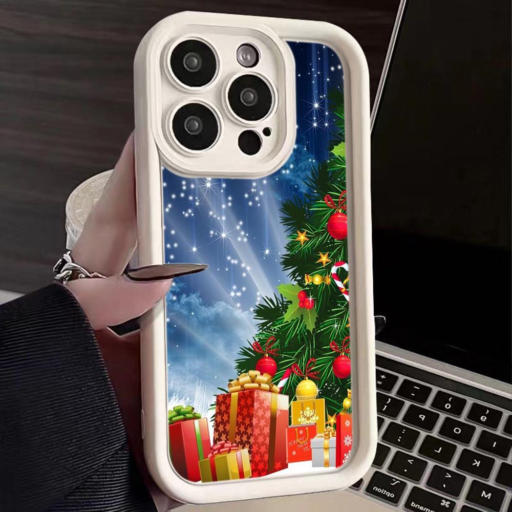 Чехлы для телефонов Ae111 с рождественским дизайном для Xiaomi 14T 12 11 Lite 5G NE Redmi 13C 14C 9C 9a A3 Note 12 Pro 10 11s Angel Eye Ladder Защитный чехол