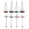 Yousheng Solar Bird Bath Fountain, 3-Tier Cascading Fountain Hanging Bird Bath, Solar Powered Outdoor Hummingbird Bath Fountain, for Garden Backyard