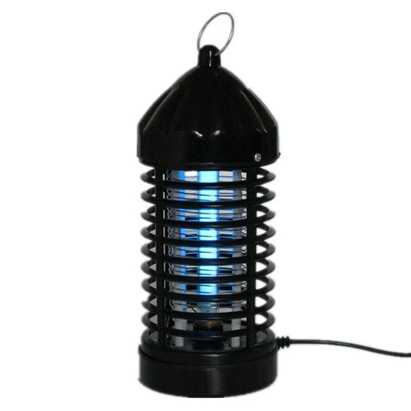 Electrical Eco-Friendly Plastic Mosquito Killer Lamp with Incense Sticks Indoor Outdoor Anti-Climb Fence Black Wasp Bug Zapper