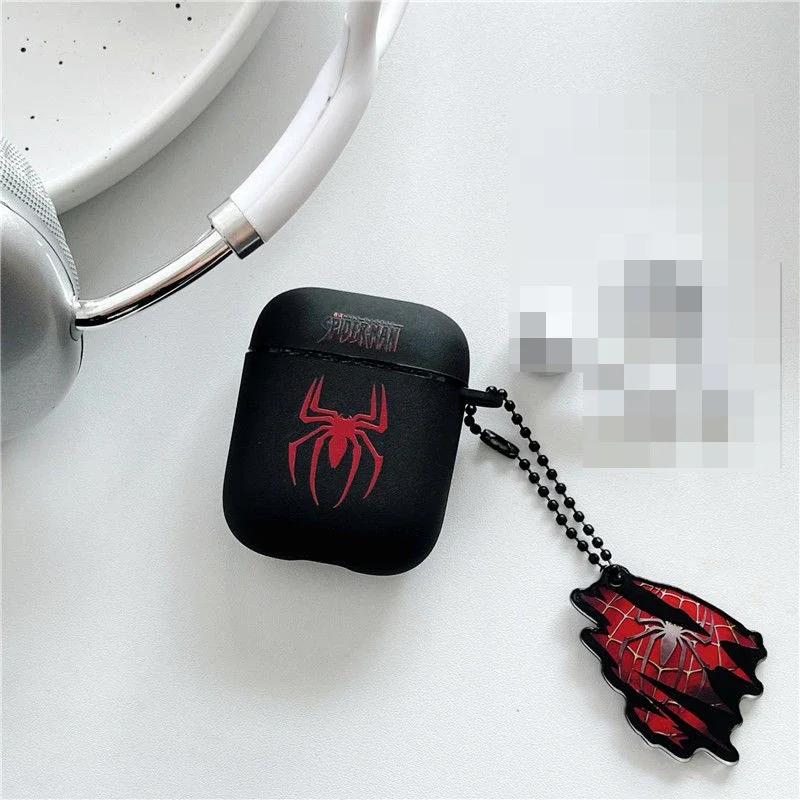 Spiderman Apple Airpods pro2 Protective Case 2/3 Generation Wireless Bluetooth Headphone Case Fashion Cartoon Accessories