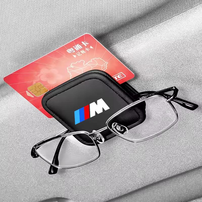 BBLB5 Visor Sunglasses Holder Clip Eyeglass Holder For BMW M Power X1 e84 X3 f25 X5 e53 x6 e71 ix3 i3 320i 330d M4 1 3 5 Series