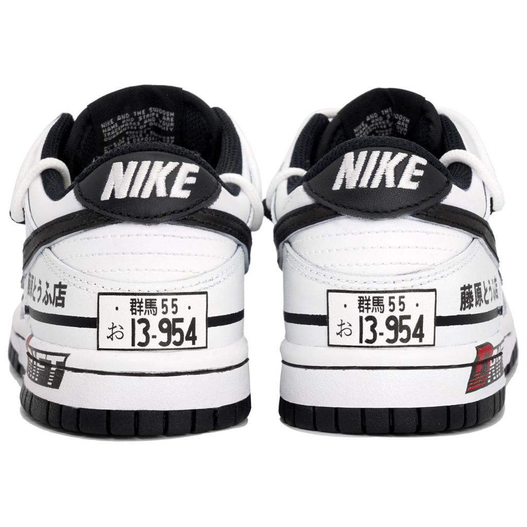 Nike Dunk Retro 'Черный' Kaleidoscope, Drift D Box Скользкая Устойчивая к истиранию Низкие Скейтбордические кроссовки Унисекс DD1391-100(Team113-DS-BOX)