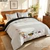 Charlie Lola Pattern Bedding uilt Set uilt Cover Pillowcase Home Decoration Birthday Gift (1 * duvet cover + 2 * pillowcase without core)