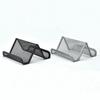 Portable Mesh Business Card Holder Metal Cards Storage Shelf High Quality Name Card Stand