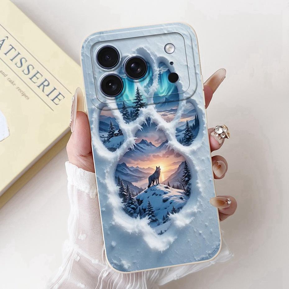 Красивый Цветочный Чехол Для Телефона Для iPhone 17 Pro Max 17 Air Мягкий Силиконовый Ударопрочный Чехол Для iPhone17 17Pro 17Air Защитные Бамперы