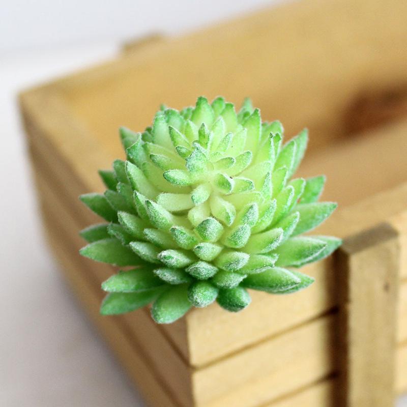 Artifical Plastic Succulent Plant Cactus Echeveria Flower Home Office Decor Gift
