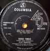 7inch Record CLIFF RICHARD - Good Times DB8548 Columbia 1969 UK Rock Used