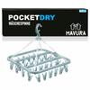 POCKETDRY сушилка для носков 32 зажима для носков сушилка для белья осьминог вращающаяся вешалка для носков