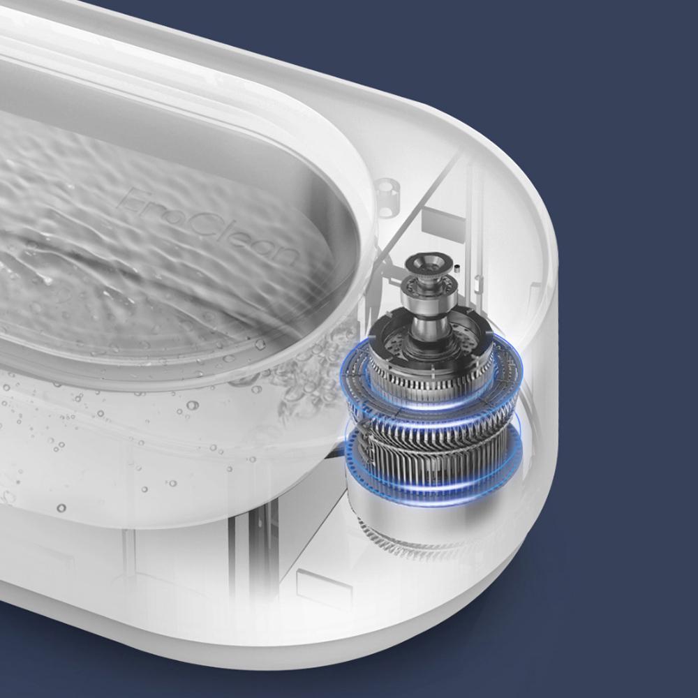 Ультразвуковой профессиональный очиститель, 45000 Гц, высокочастотная вибрация, легкий вес для очков, ювелирных изделий, колец, монет, игрушек