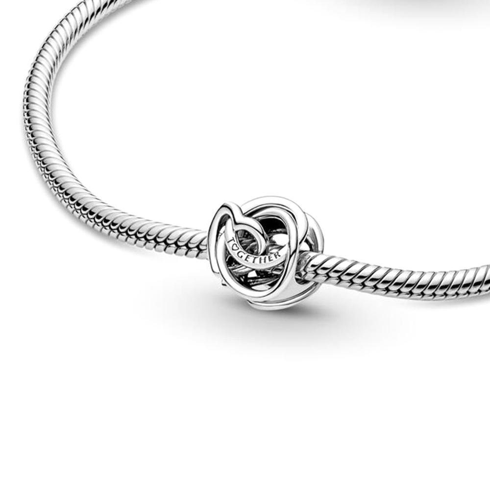 S925 Серебро Спасибо Матери Сердце Шарм Бусины подходят Оригинальный Браслет DIY Ювелирные Изделия для Женщин Подарки На День Матери