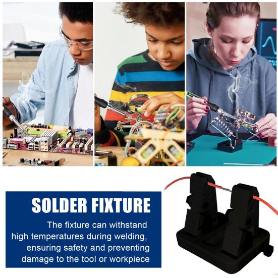 Инструмент для сварки. Точное выравнивание. Термостойкость. Компактная конструкция. Управление без помощи рук. Электрическое приспособление для сварки проволоки. Удерживание сварочного инструмента.