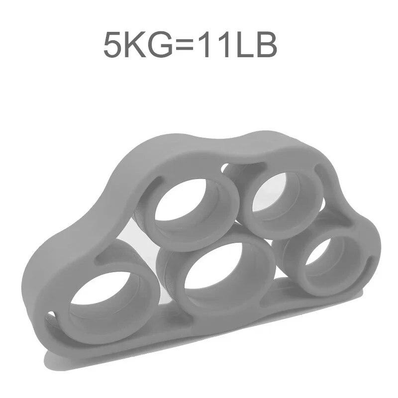 Силиконовый захват для пальцев, тренажер для рук, эспандер, растягиватель для запястий, эластичный расширитель на пять пальцев, силовой тренажер для упражнений