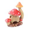 Multicolor Mushroom House Aquarium Decorations Resin Aquarium Decoration Resin Conch House