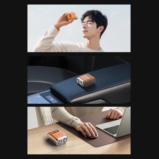 Мужская электробритва IPX7 Водонепроницаемая мини-бритва карманного размера с зарядкой от USB, беспроводная роторная бритва с высокоскоростным мотором и светодиодным дисплеем, портативная бритва