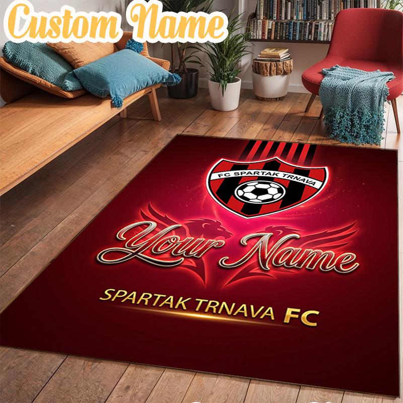Custom Name FC Spartak Rug Office Rug Chair Mat Non Slip Carpet Rugs for Bedrooms Dining Room Living Room Home Decor gifts