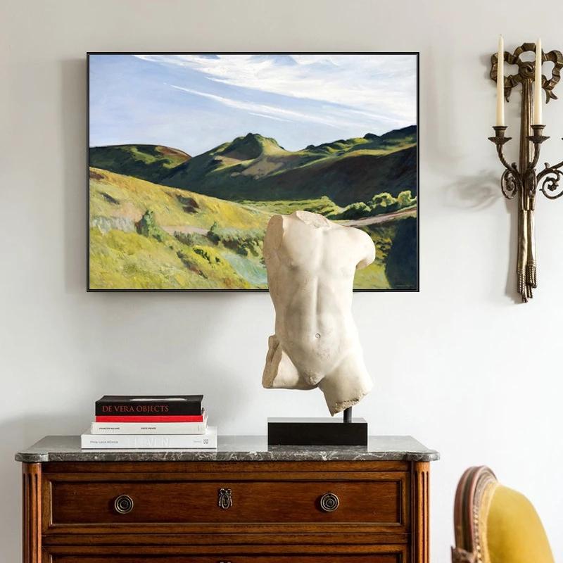 Эдвард Хоппер Знаменитая абстрактная живопись на холсте Постеры Печать Современное настенное искусство Картина для гостиной Интерьер Домашний декор Cuadros