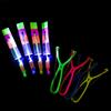 5Pcs Amazing Light Toy Arrow Helicopter Rotating Led Flying Toy Party Fun Gift Rubber Band Catapult for Children