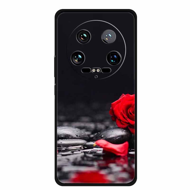 Для Xiaomi 14 Ultra 5G Чехол 6,73'' Животные Расписной Силиконовый Мягкий ТПУ Чехлы для Xiaomi 14Ultra Ударопрочный Чехол Ракушки Крутой Волк