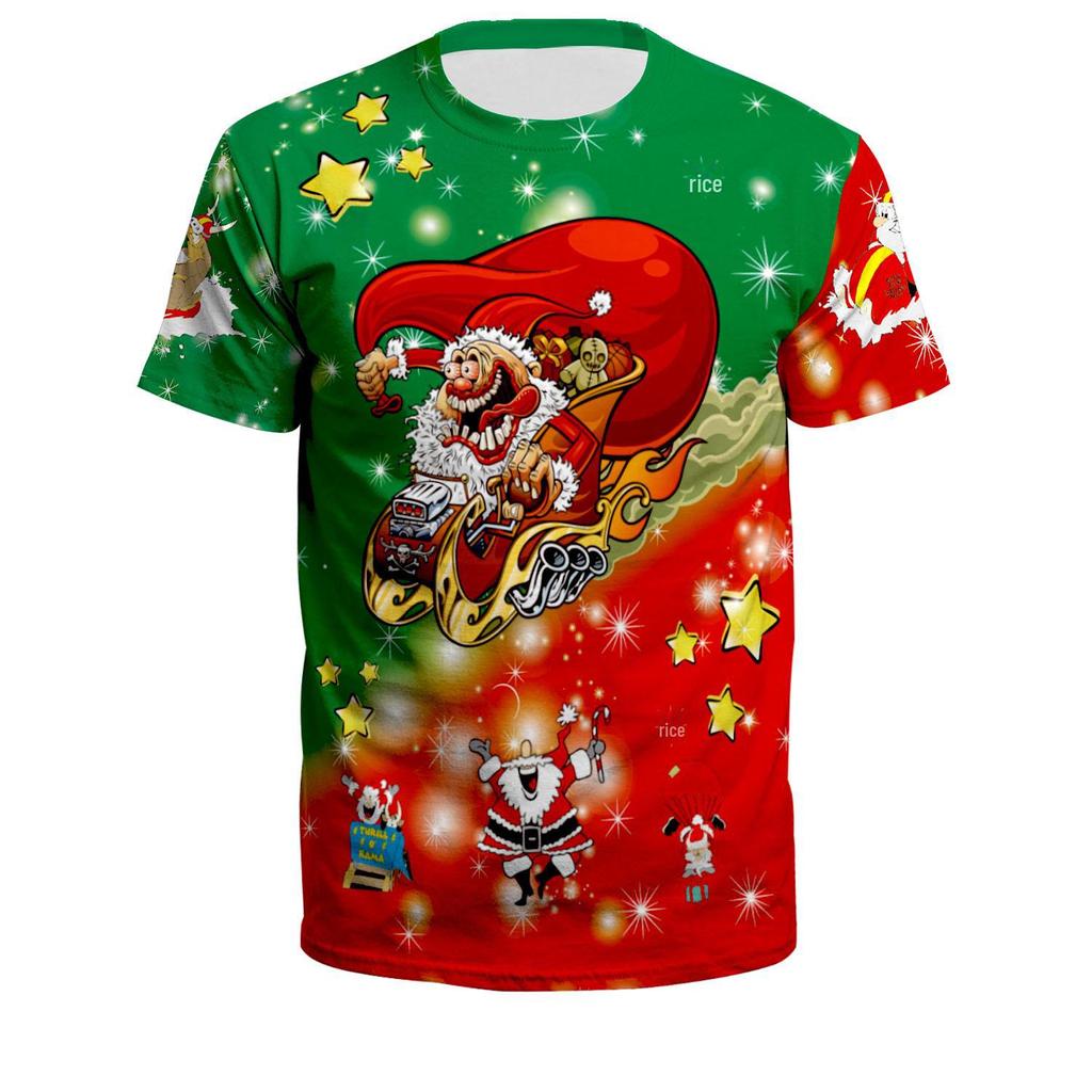 2024 Christmas Youth Short-Sleeved Couple T-Shirt