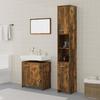3152716 vidaXL Bathroom Furniture Set 3 Pcs Smoked Oak