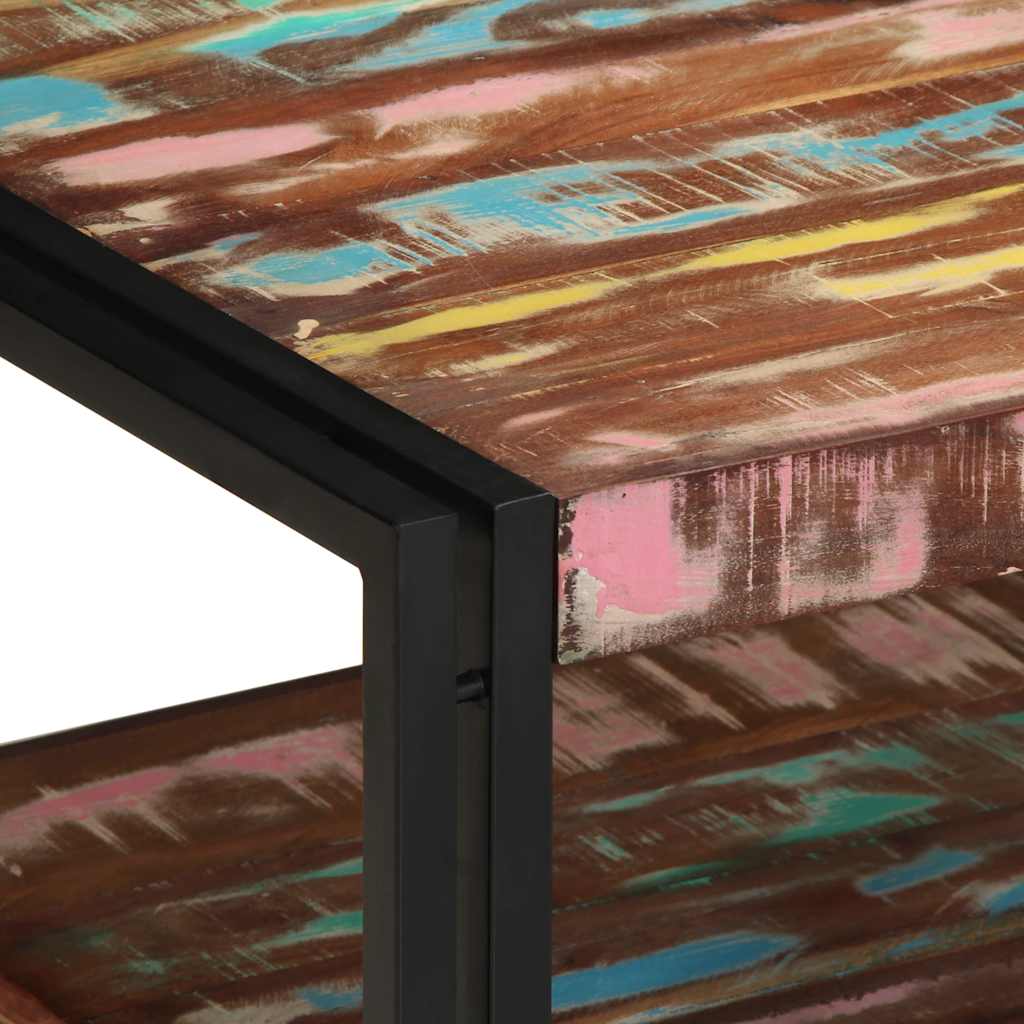 Coffee Table Multicolour 70x50x38 cm Reclaimed Wood Solid Wood