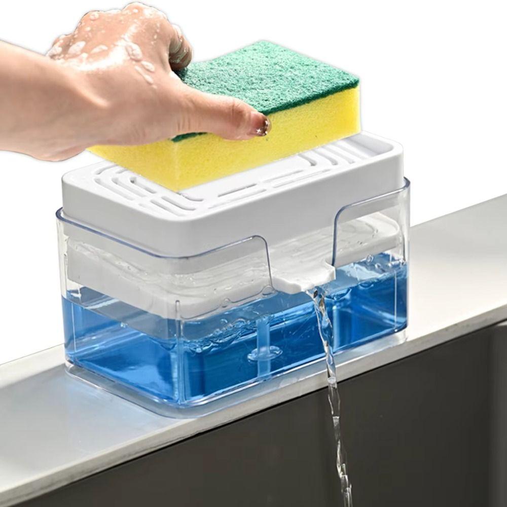 Press Type Sink Drain Soap Dispenser Kitchen Sink Organizer Rack Household Supplies