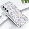 Винтажный чехол с цветочным узором для Samsung Galaxy A56 A36 A26 A16 5G A55 A35 A25 A15 A54 A34 A14 S21 FE S22 S23 S24 Plus S25 Ultra Алмазная крышка