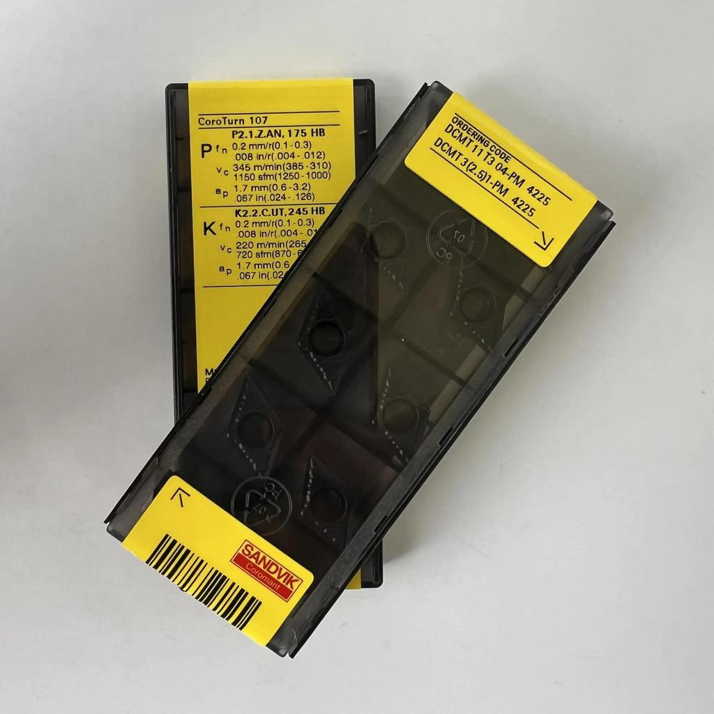 Original Sandvik / DCMT11T304-PM 4225  / CNC Lathe Carbide Blade 10 PCS