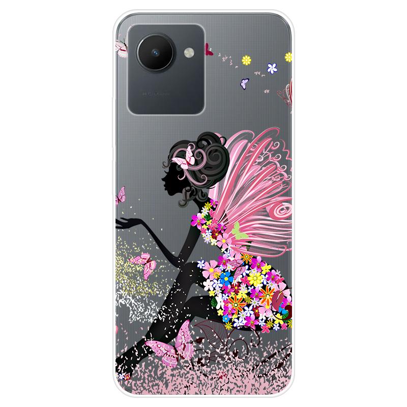 Для Realme C30S C 30S RealmeC30S чехол Мягкая силиконовая задняя крышка Чехол для телефона с рисунком из мультфильма Разнообразие