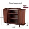 Yingbai Industrial Style Double-Sided Hotel Service Cart