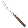 Tramontina Wooden Carving Fork for Meat Traditional 32cm Natural Wood BBQ Tool Made In Brazil 22231000 TRAMONTINA