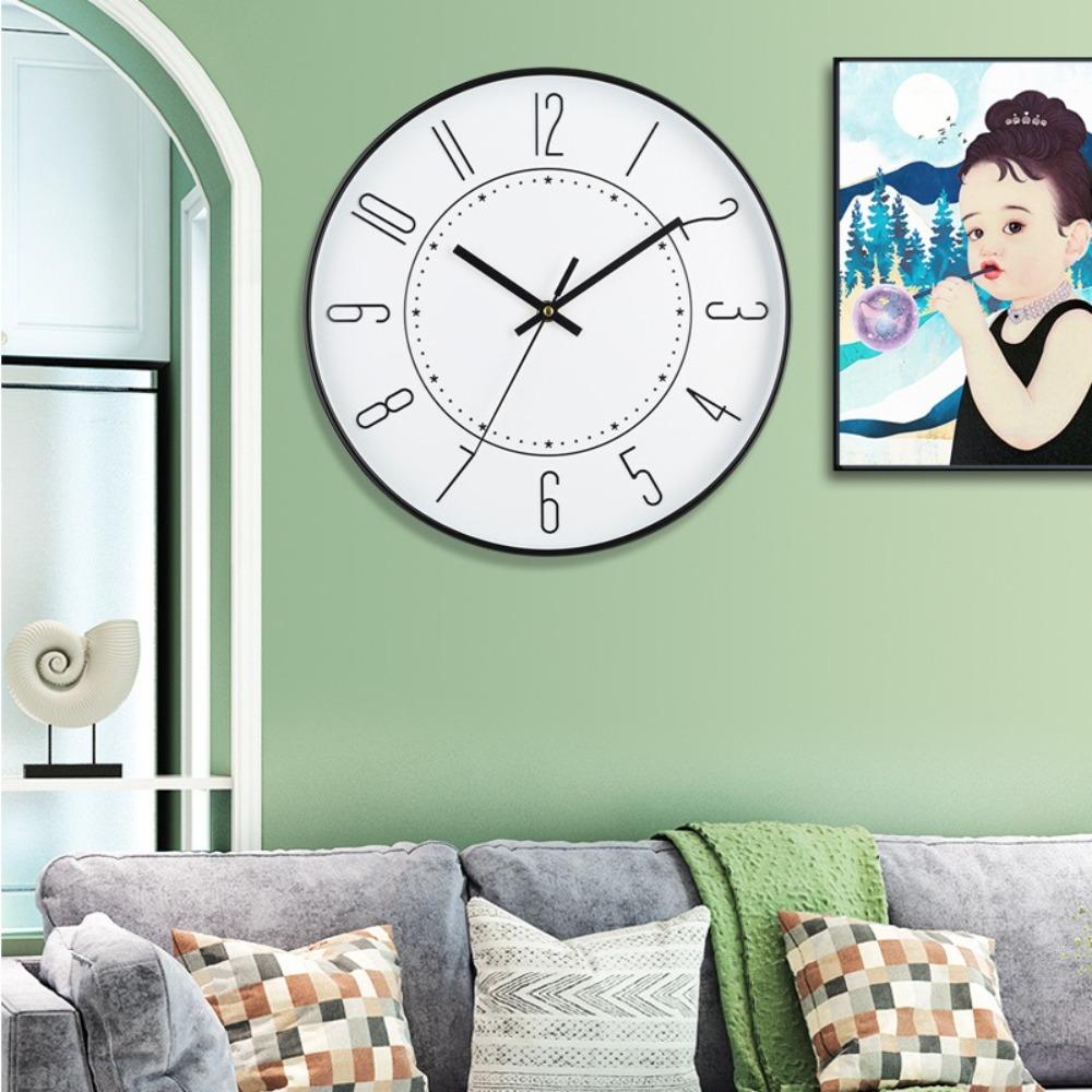 Decorative Wall Clock Stylish Scale Clock Durable Hanging Clock  Hotel