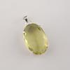 Подвеска из серебра 925 пробы с драгоценным камнем лимонный топаз, ожерелье ручной работы из стерлингового серебра, женские украшения, подарок для нее PP-64-7