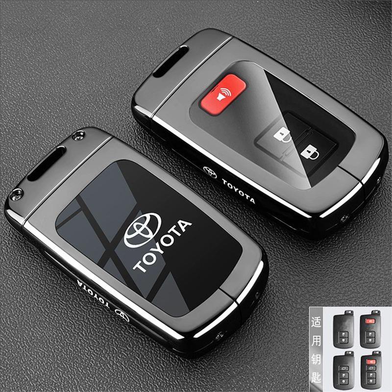 svagd6 Compatible with Toyota Alphard Key Cover for Noah, Sienna, Sienta, Superb, Voxy, Tundra, Sequoia, and Truck Car Bag Buckle Shell
