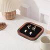 Geometry Earrings Display Tray Exquisite Ring Earring Holder Multipurpose Wood Rings Tray  Store