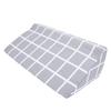 Wedge Pillow Triangle Shaped Concealed Zipper Foam Padding Wedges Body Positioner for Elder