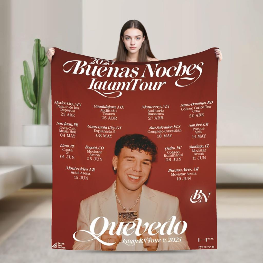 Супер Мягкое Одеяло-Плед Quevedo Певец Крутой Рэпер Премиум Флис Фланель Легкое Постельное Одеяло Уютные Пушистые Пледы