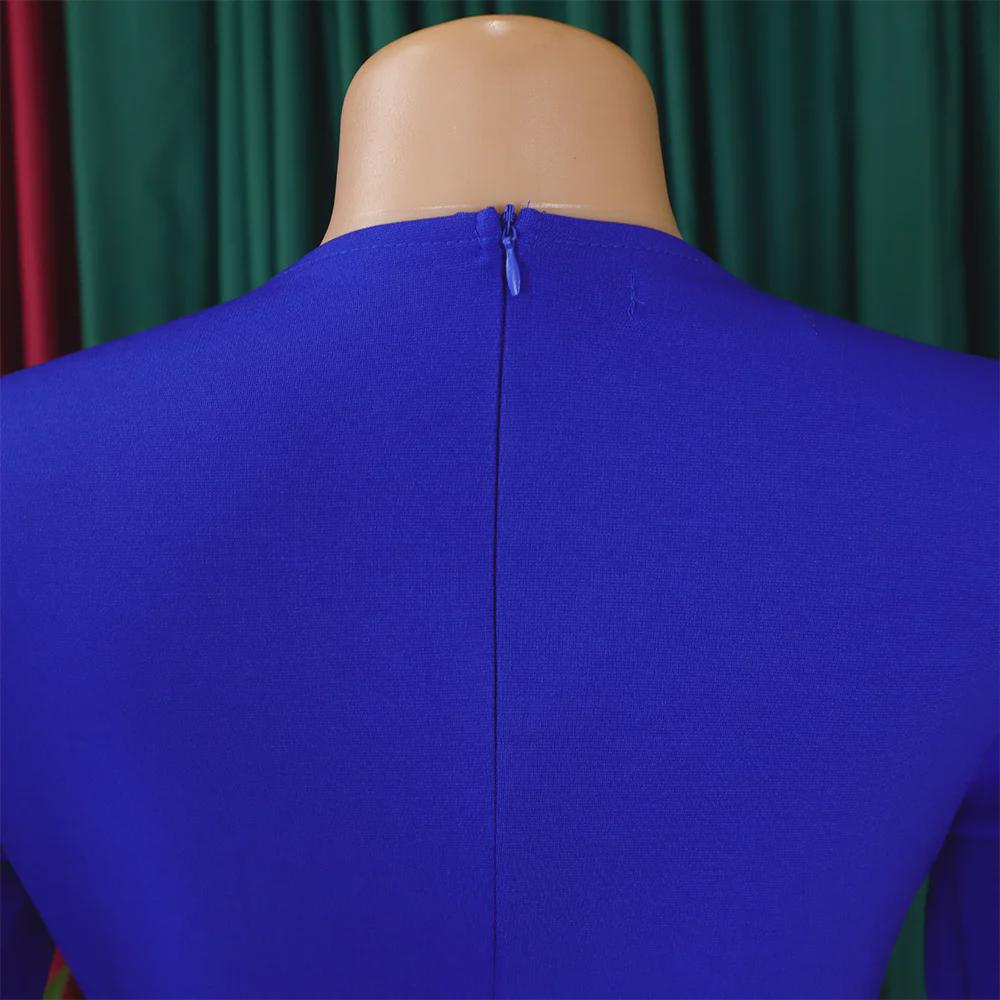 Осень 2024 Элегантное платье-карандаш с V-образным вырезом для женщин