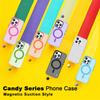 For iPhone 14 Pro Max Case Compatible with MagSafe Candy Color Anti Drop TPU+PET Back Cover